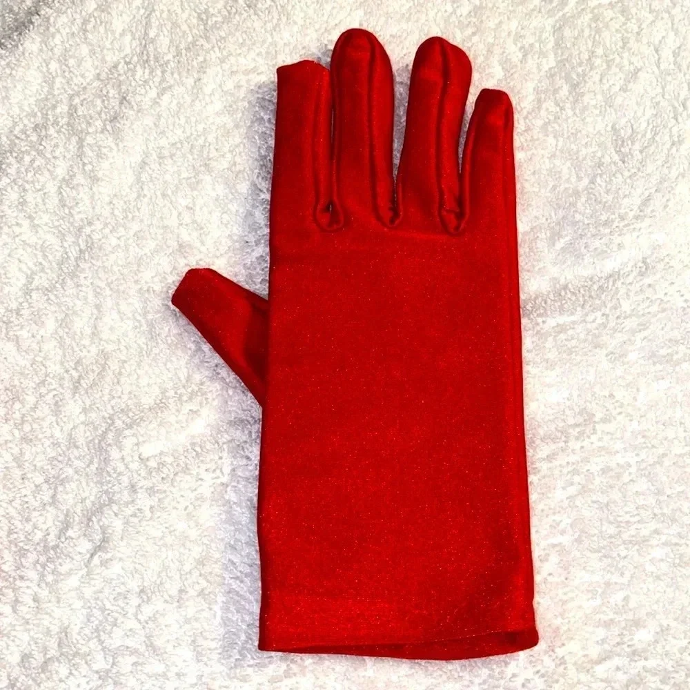 RED  Gloves Sexy little things RARE Santa Baby Gloves‎ set